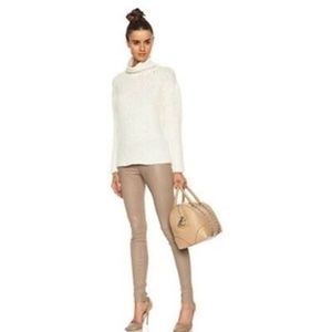 Helmut Lang Lambskin Leather Leggings Size 2